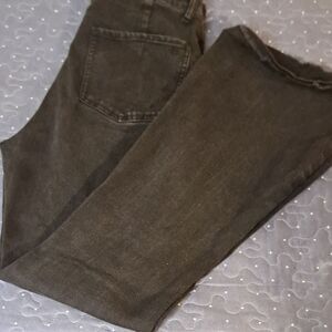 True Craft Women's Black Seam Front Flare Jeans size 12